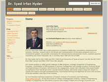 Tablet Screenshot of irfanhyder.com